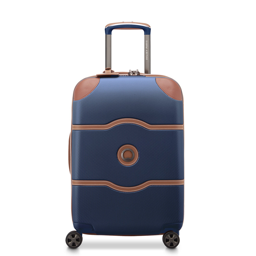 DELSEY Paris Chatelet Air 2.0 Hardside Luggage with Spinner Wheels ( Navy Blue , Carry-on 20 Inch ) Navy Blue Carry On 20 Inch U6