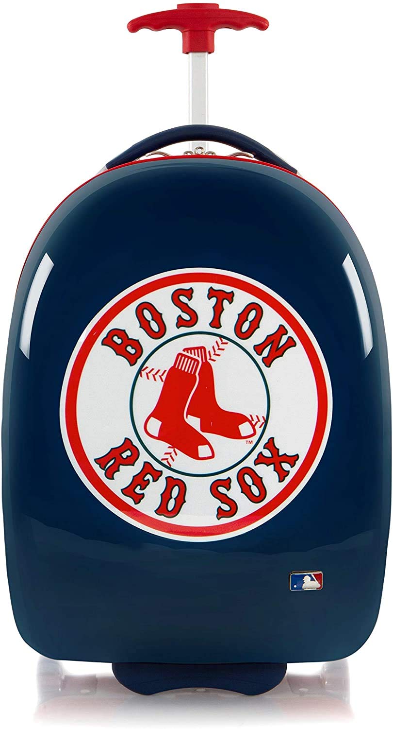 Heys America Major League Baseball Officially Licensed Expandable Spinner Luggage ( Boston Red Sox , 18-Inch ) Boston Red Sox 18 Inch U1