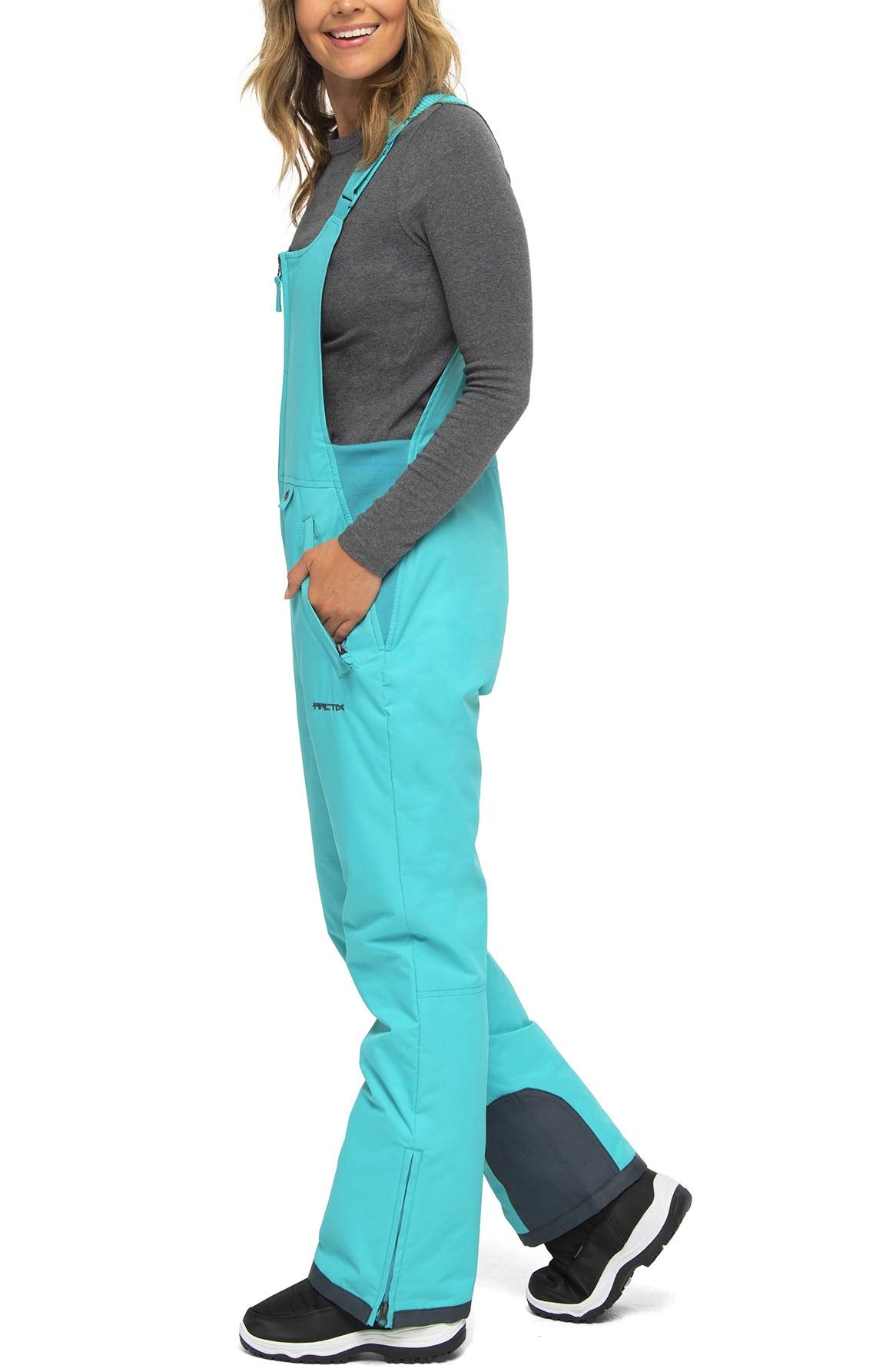 Arctix Women's Essential Bib Overall Regular 31 ( Bluebird , X-Large Tall ) Bluebird X Large Tall U2