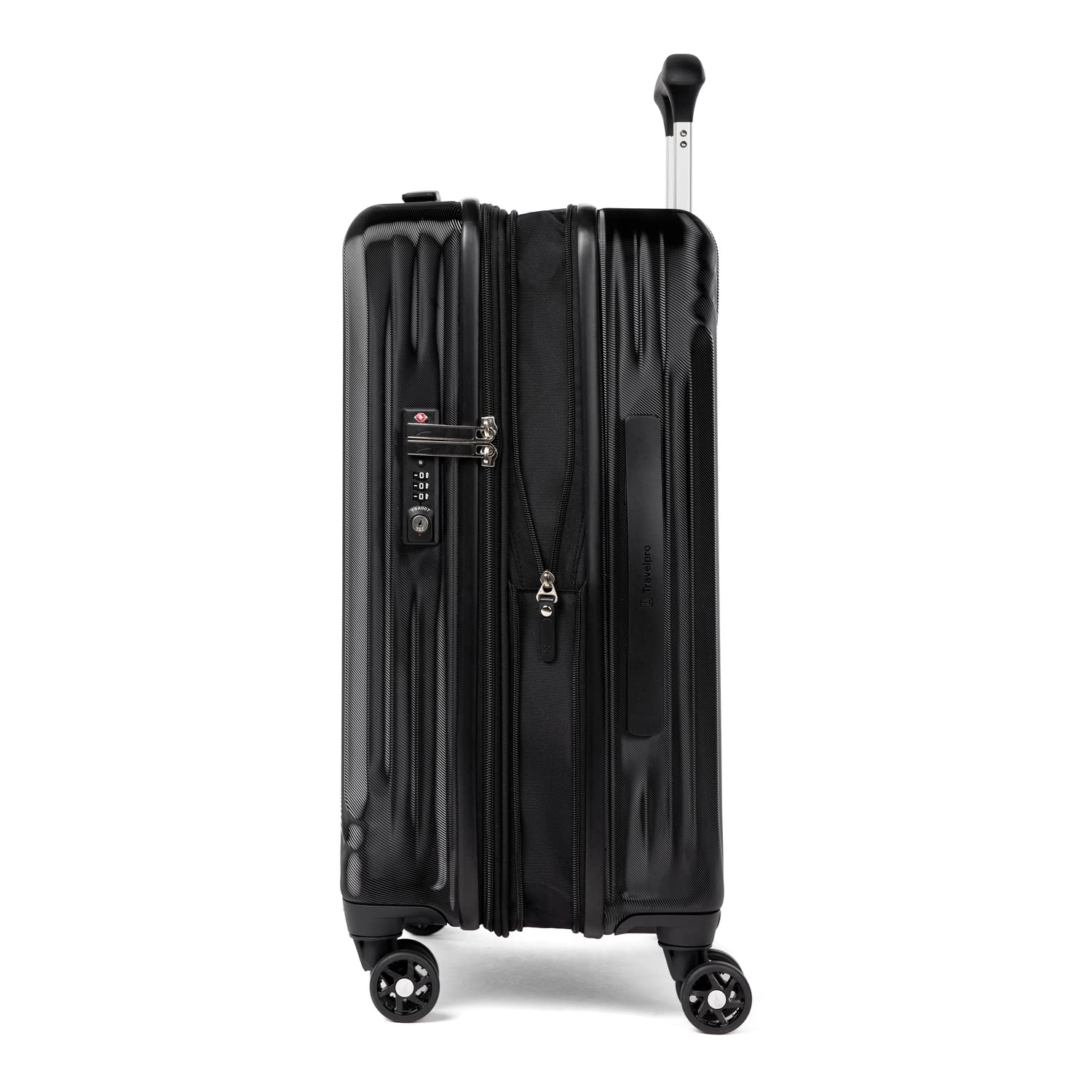 Travelpro Maxlite Air Hardside Expandable Luggage, 8 Spinner Wheels, Lightweight Hard Shell Polycarbonate ( Black , Carry-On 21-Inch ) Black Carry On 21 Inch U9