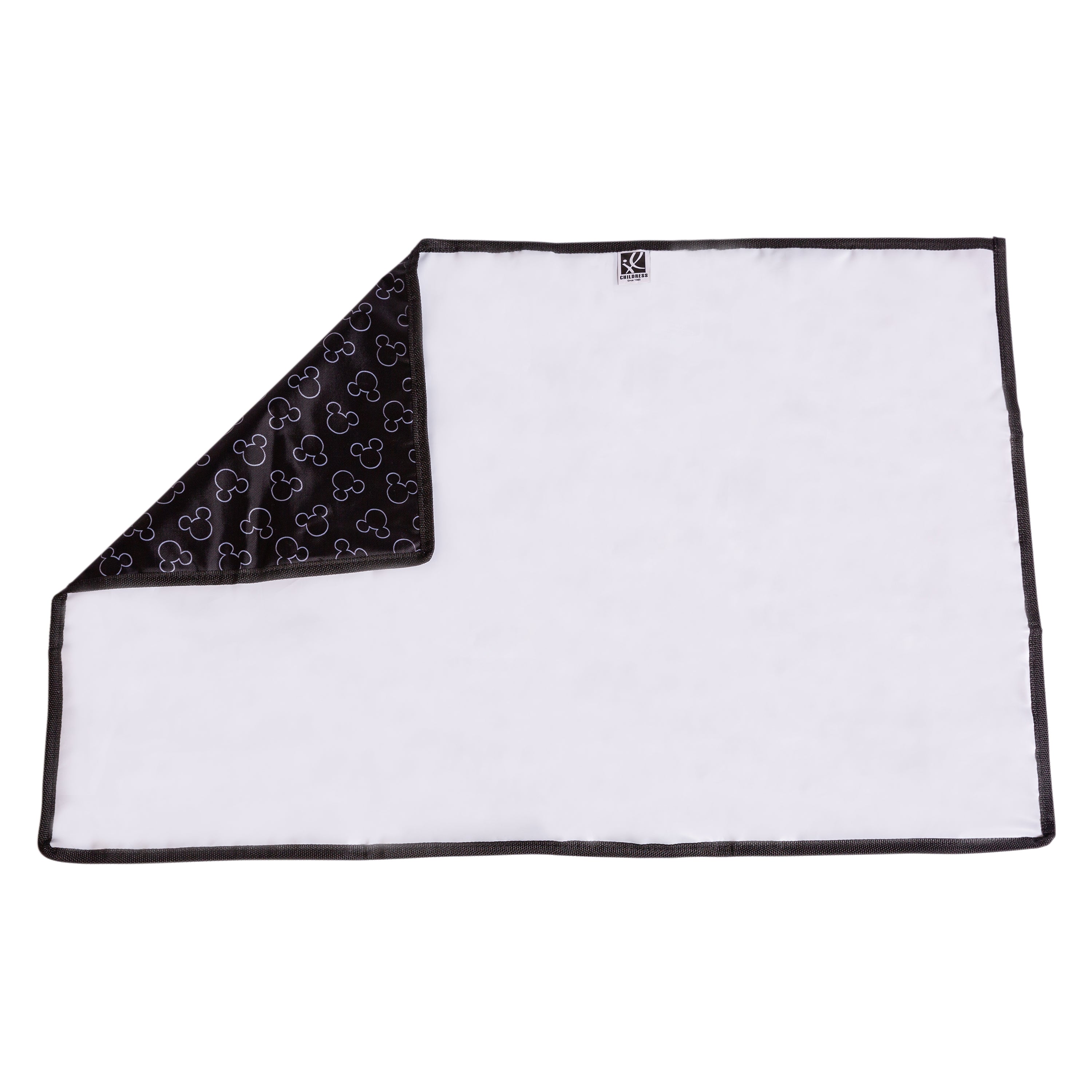 Disney Baby Full Body Changing Pad and Wipes Case Bundle ( Mickey Black , One Size ) Mickey Black One Size U1