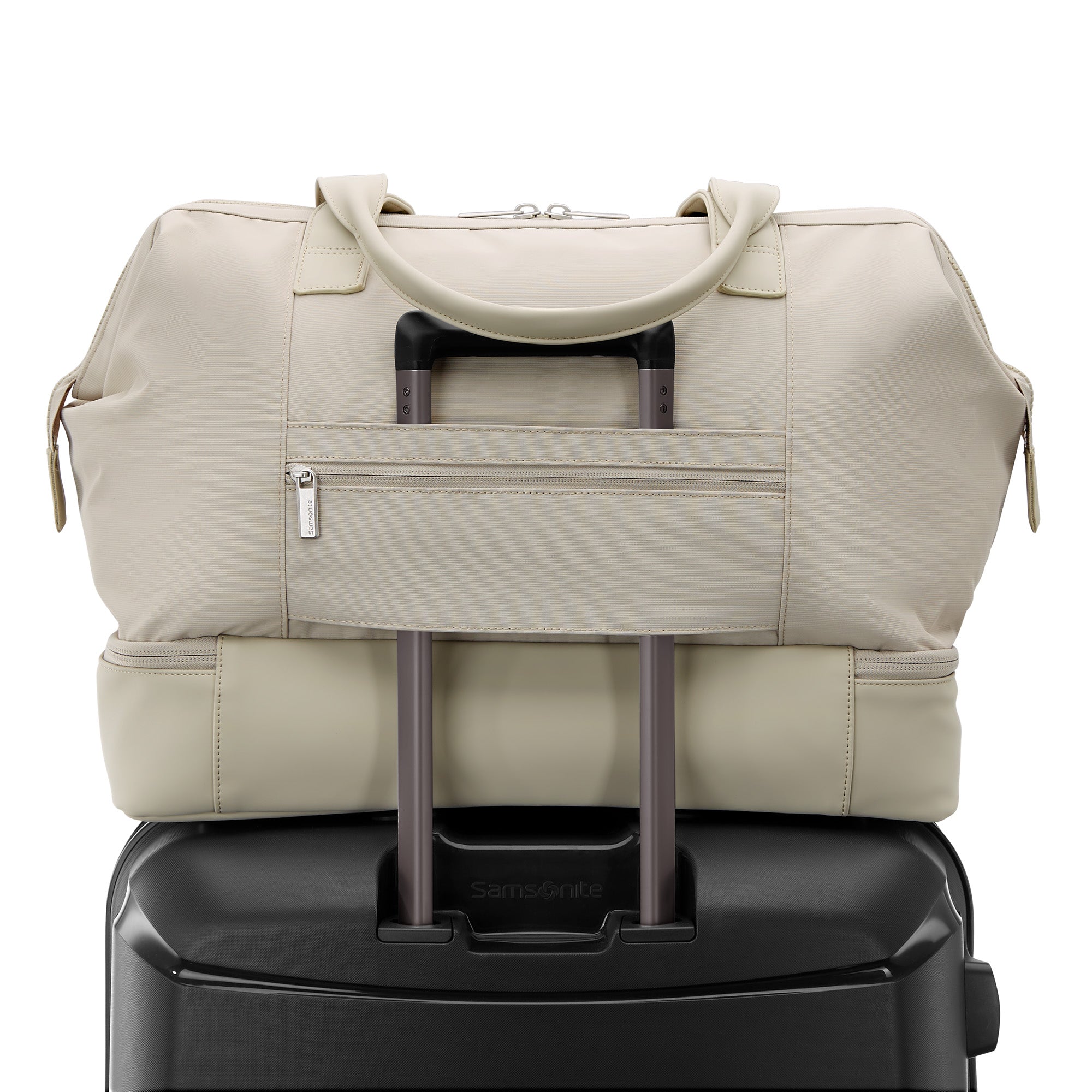 Samsonite Better Than Basic Drop Bottom Weekender ( Limestone Grey , One Size ) Limestone Grey One Size U3