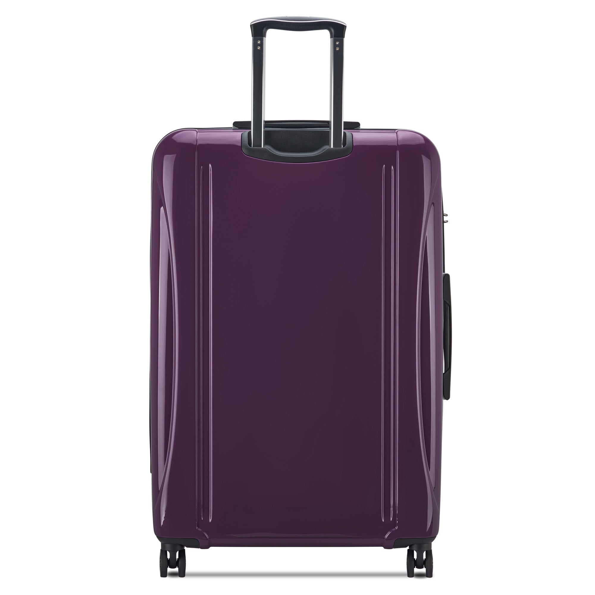 DELSEY Paris Helium Aero Hardside Expandable Luggage with Spinner Wheels ( Plum , Checked-Large 29 Inch ) Plum Checked Large 29 Inch U1