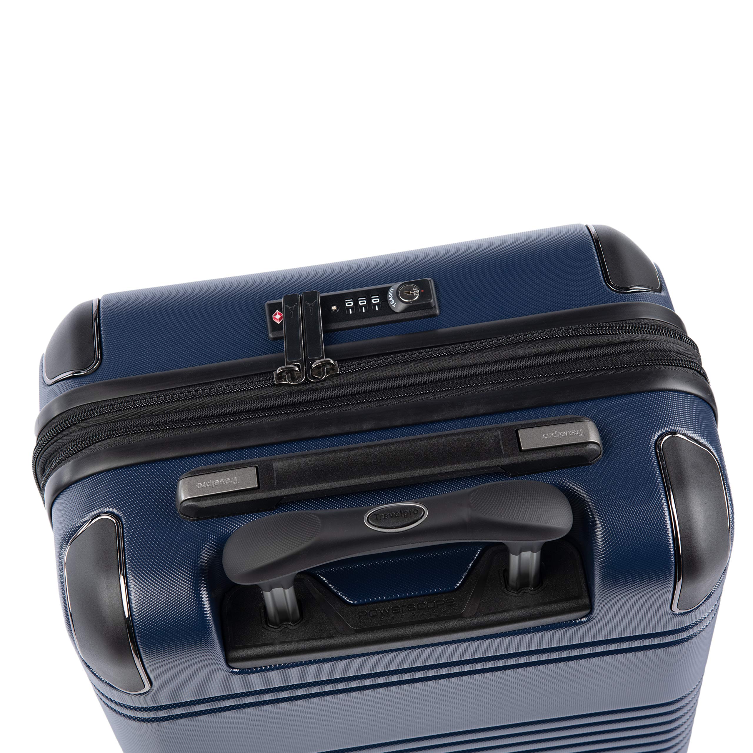 Travelpro Roundtrip Carry-on Expandable Spinner & Medium Check-in Expandable Spinner ( Navy , 2-Piece Set (21/25) ) Navy 2 Piece Set 21 25 U3