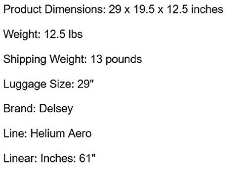 Delsey Helium Aero 29" Expandable Spinner Trolley U4