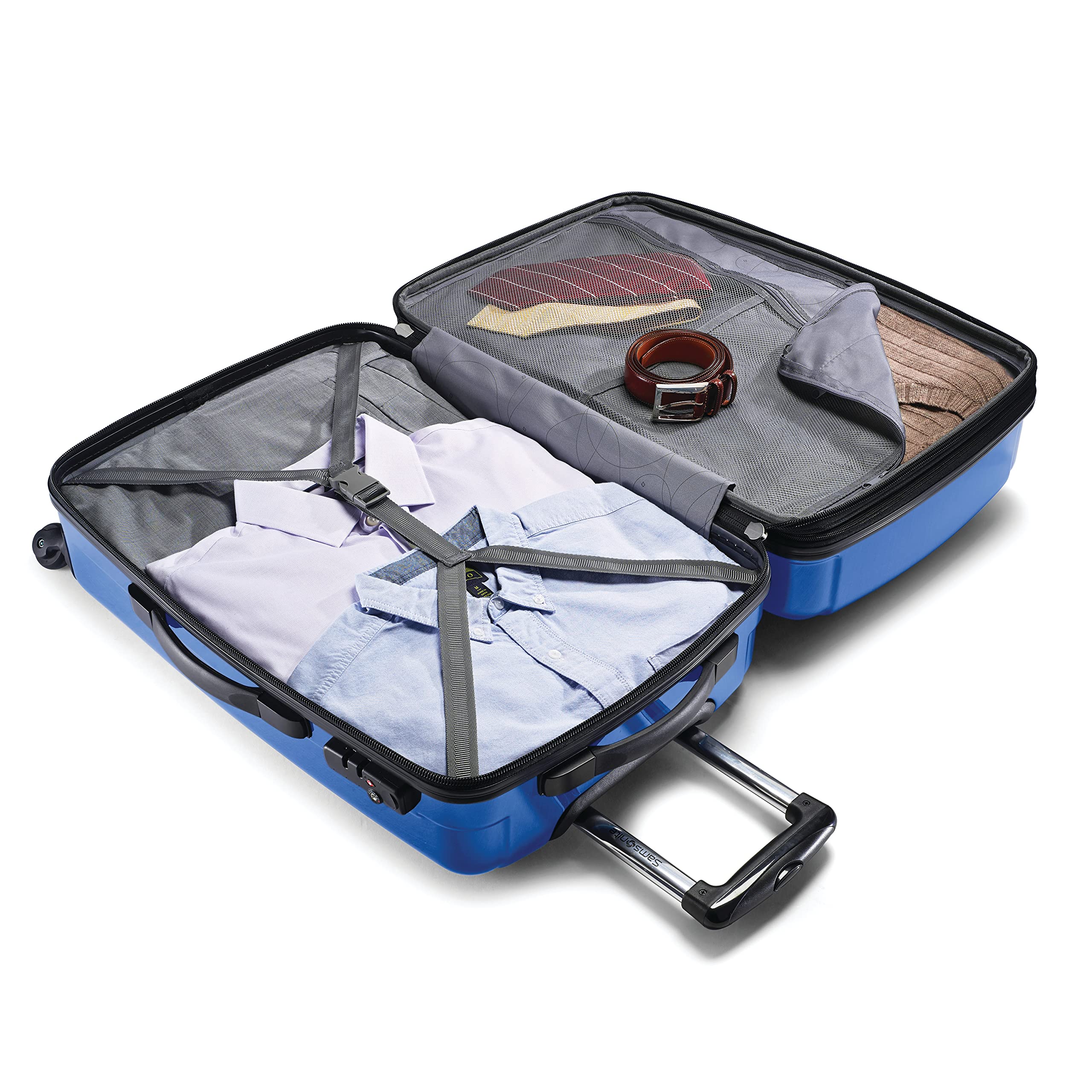 Samsonite Winfield 2 Hardside Luggage with 360 Spinner Wheels, TSA Lock, Airline Approved ( Nordic Blue , Carry-On 20-Inch ) Nordic Blue Carry On 20 Inch U9