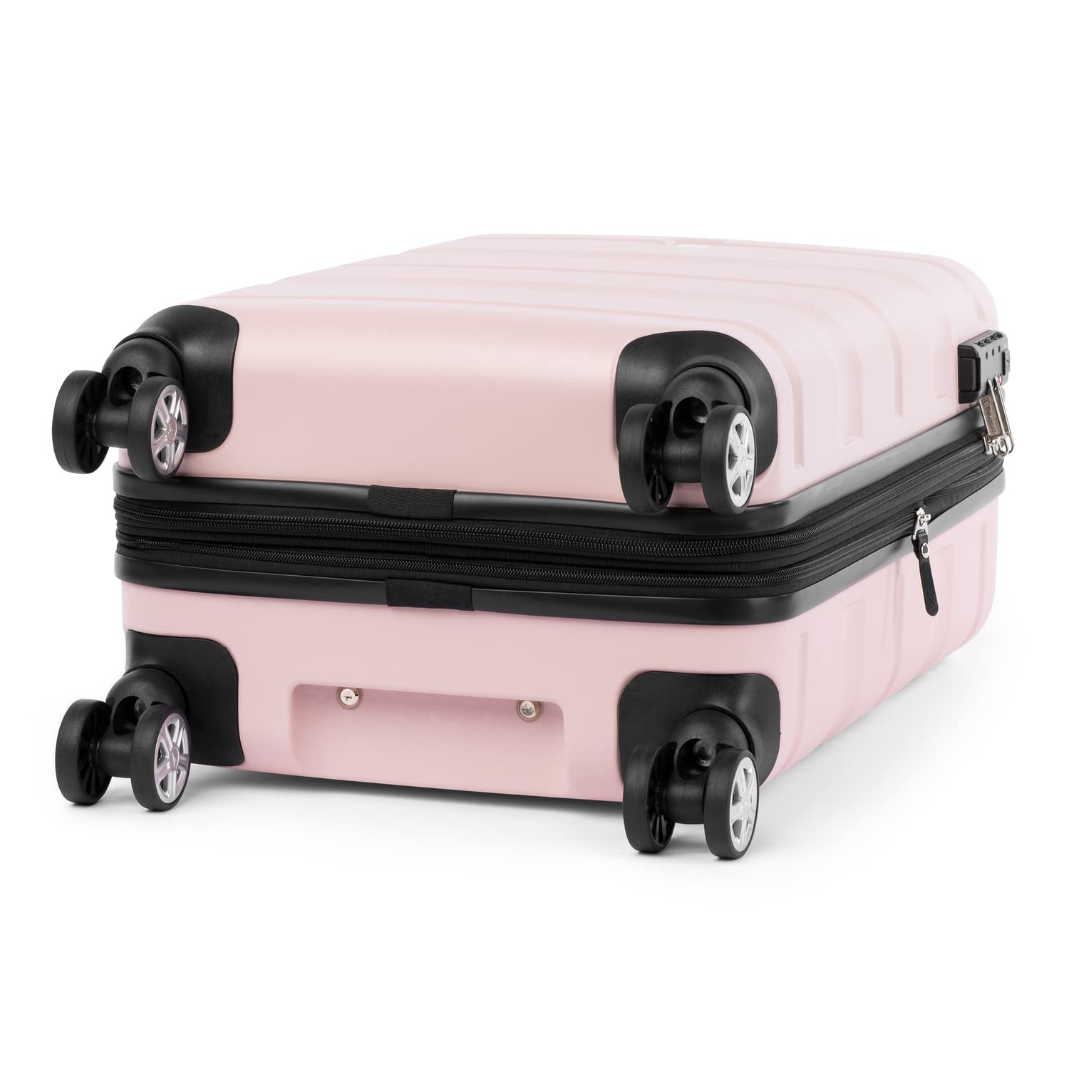 Travelpro Runway Hardside 2-Piece Expandable Spinner Set (20/25") ( Powder Pink , 2-Piece Set (20/25) ) Powder Pink 2 Piece Set 20 25 U1