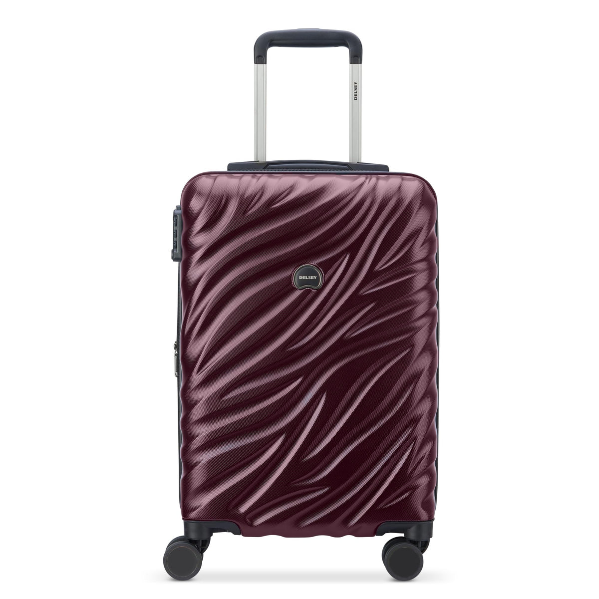 Delsey Alexis Lightweight Luggage, 4-Wheel Spinners Hardshell Suitcase, Expandable with TSA Lock ( Burgundy , Carry-On 21-Inch ) Burgundy Carry On 21 Inch U11