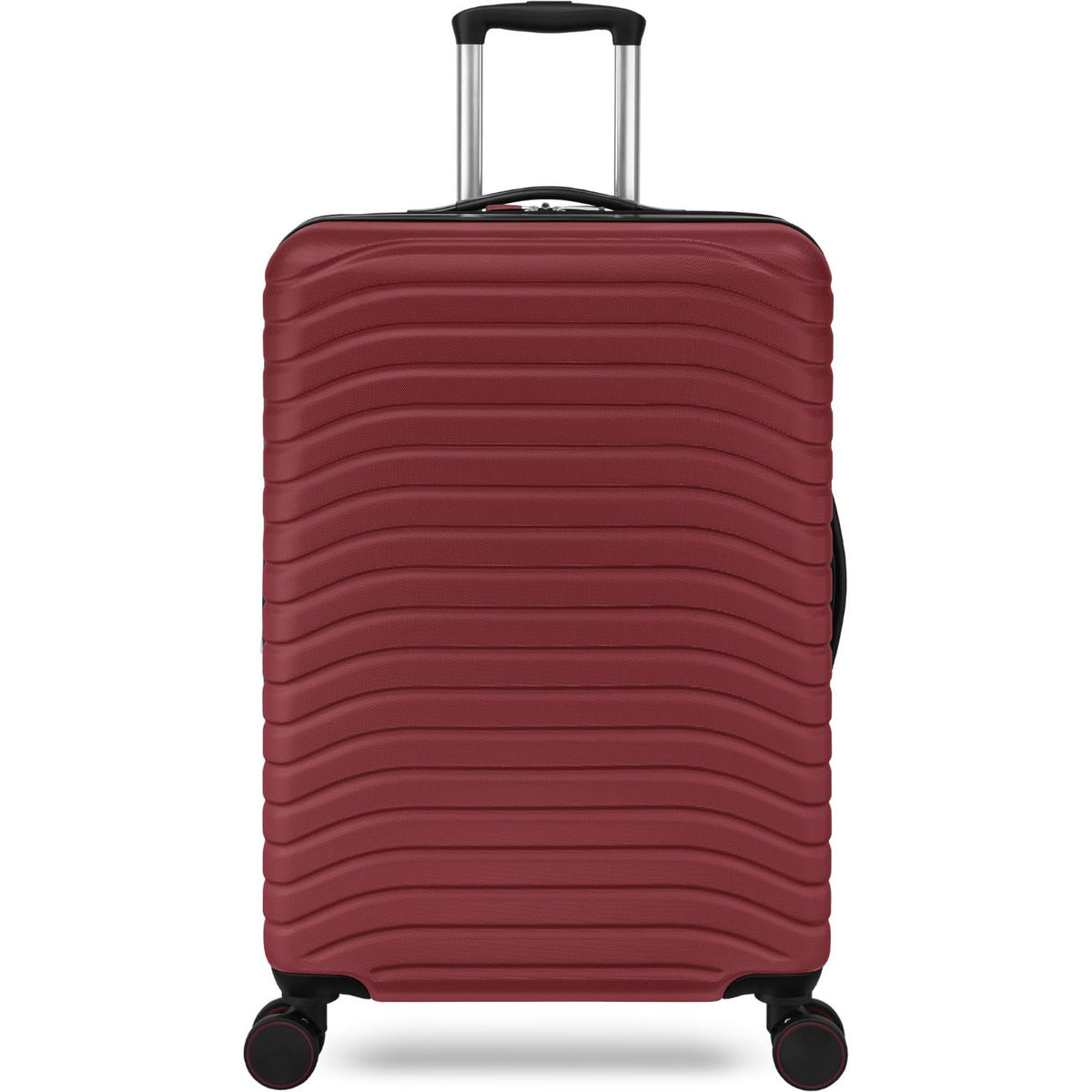TOTAL TRAVELWARE Everest Expandable Hardsided Spinner ( Wine , 24-Inch Checked Medium ) Wine 24 Inch Checked Medium U1