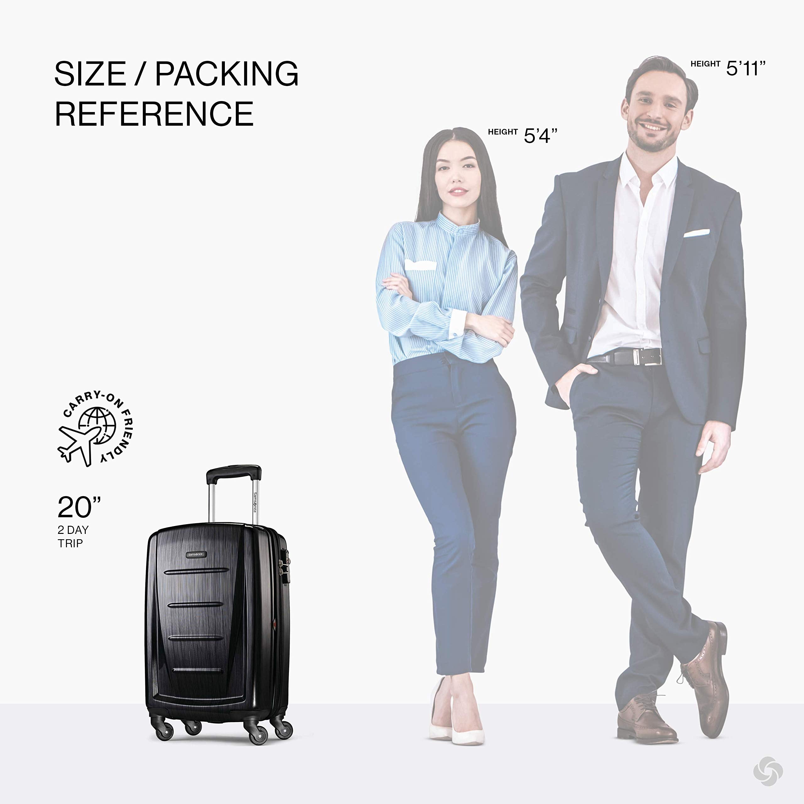 Samsonite Winfield 2 Hardside Luggage with Spinner Wheels U25