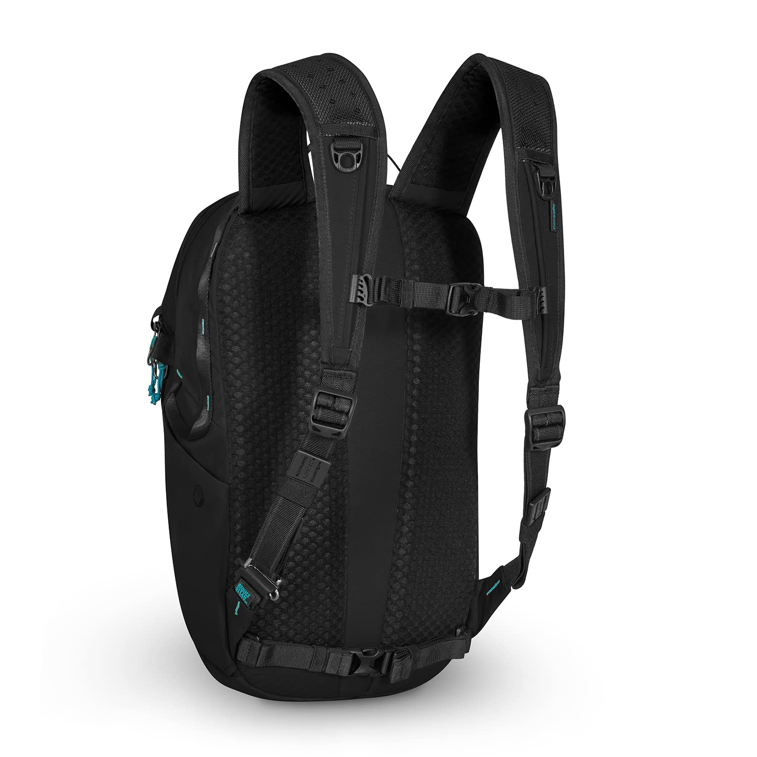 Pacsafe ECO 18L Anti Theft Backpack ( Econyl Black , One Size ) Econyl Black One Size U1