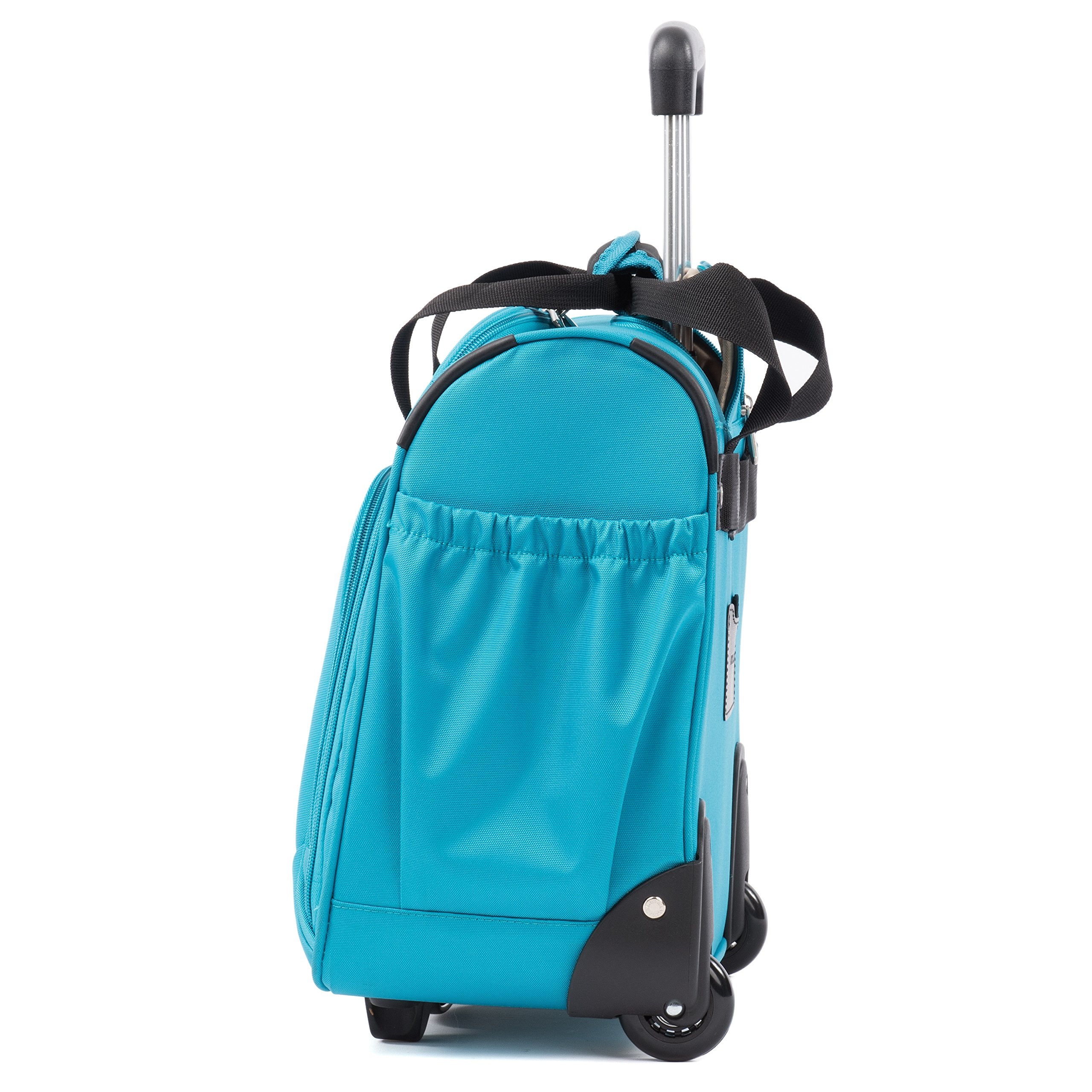 Atlantic Ultra Lite Softsides Rolling Underseat Carry-on ( Turquoise Blue ) Turquoise Blue  U15