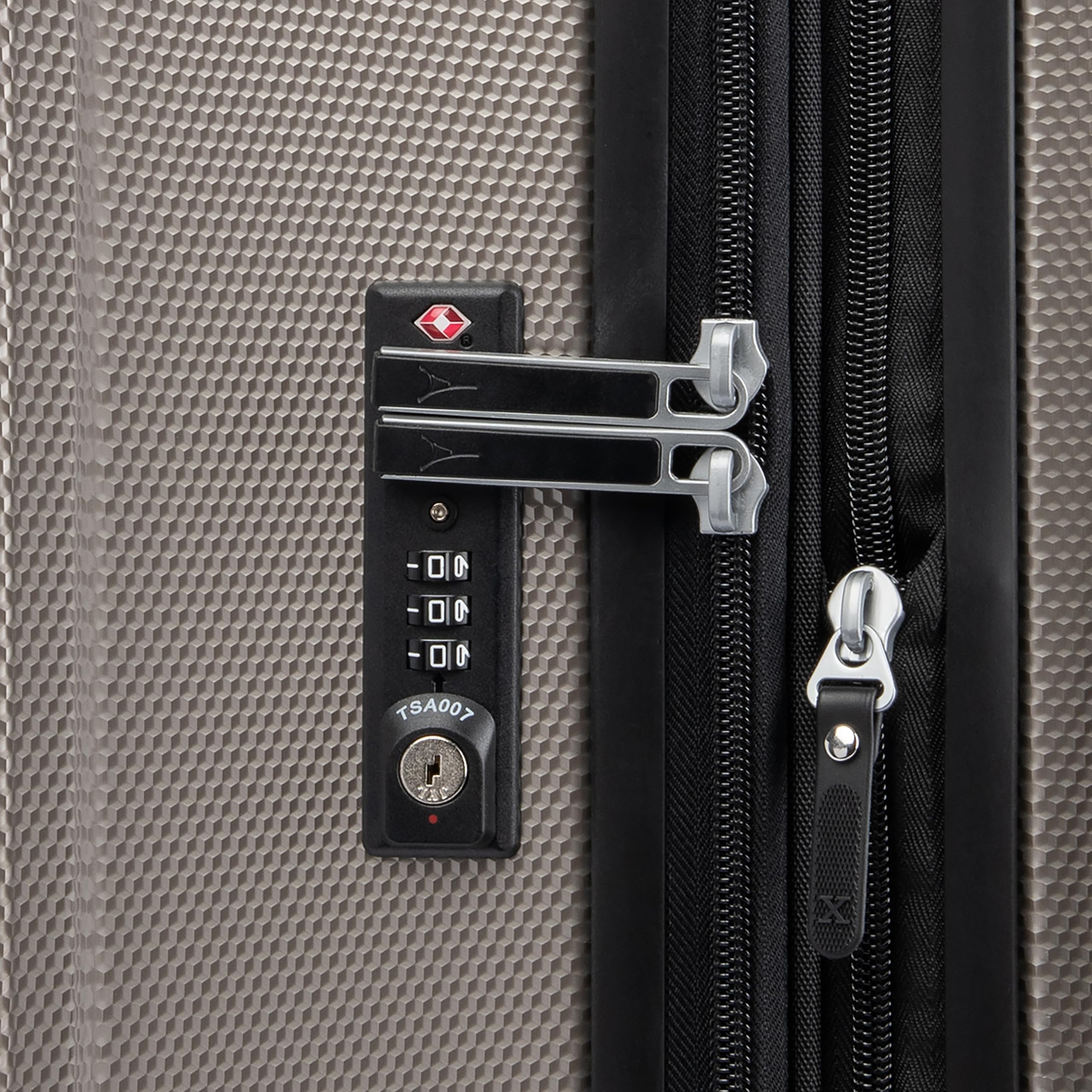 Travelpro Pathways 3 Hardside Expandable Luggage, 8 Spinner Wheels, Lightweight Hard Shell Suitcase ( Champagne , Checked Large 28 Inch ) Champagne Checked Large 28 Inch U16