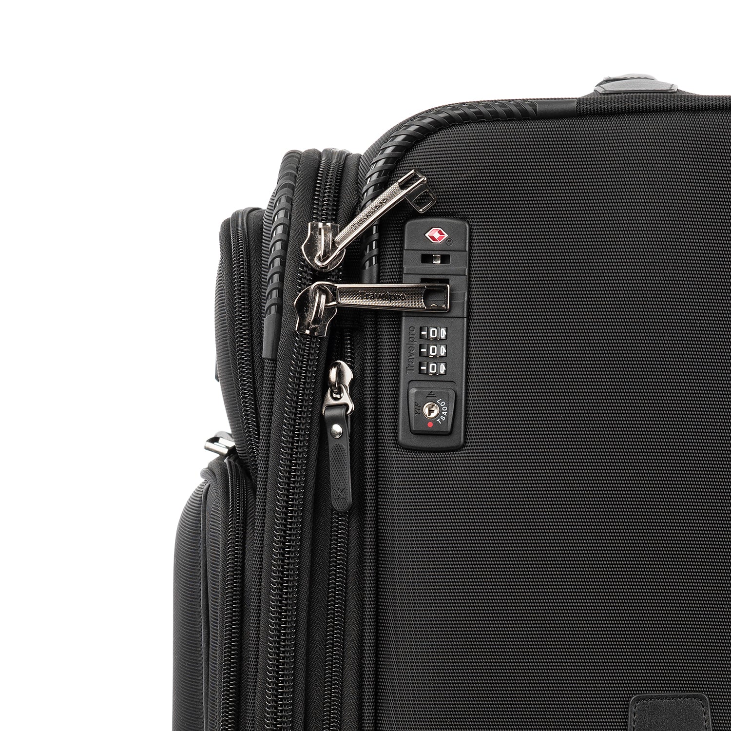 Travelpro Crew Versapack Softside Expandable Spinner Wheel Luggage ( Jet Black , Checked-Large 29-Inch ) Jet Black Checked Large 29 Inch U6