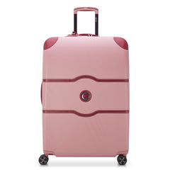 DELSEY Paris Chatelet Air 2.0 Hardside Luggage with Spinner Wheels ( Pink , Checked-Large 28 Inch ) Pink Checked Large 28 Inch U2