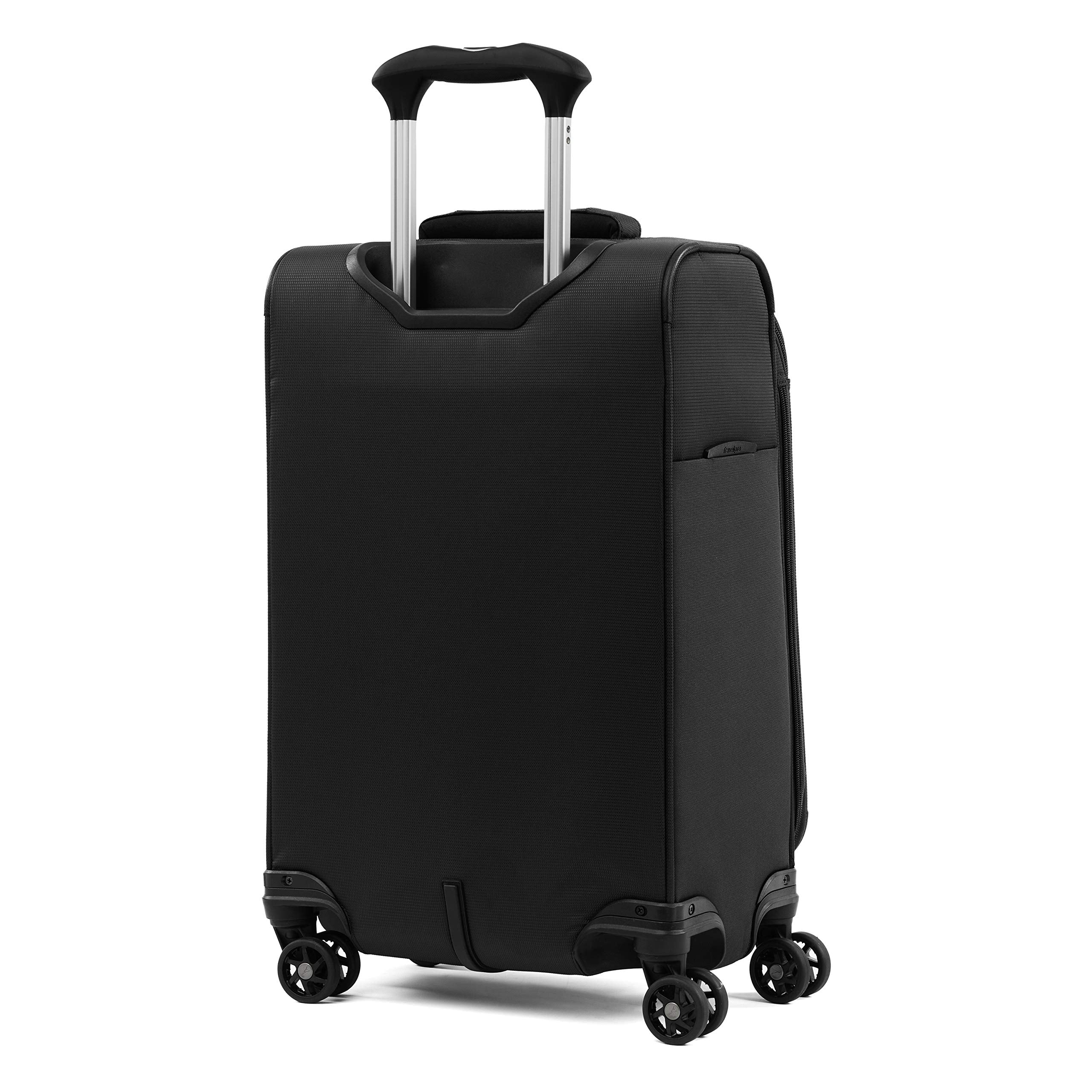 Travelpro Tourlite Softside Expandable Luggage with 4 Spinner Wheels, Lightweight Suitcase, Men and Women Black Carry On 21 Inch U21