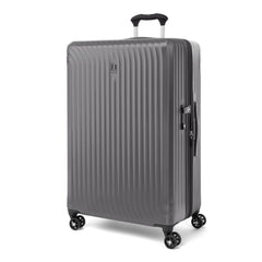 Travelpro Maxlite Air Hardside Expandable Luggage, 8 Spinner Wheels, Lightweight Hard Shell Polycarbonate Shadow Grey Checked Large 28 Inch U9