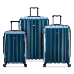 DELSEY Paris Helium Aero Hardside Expandable Luggage with Spinner Wheels Teal 3 Piece Set 19 25 29 U1