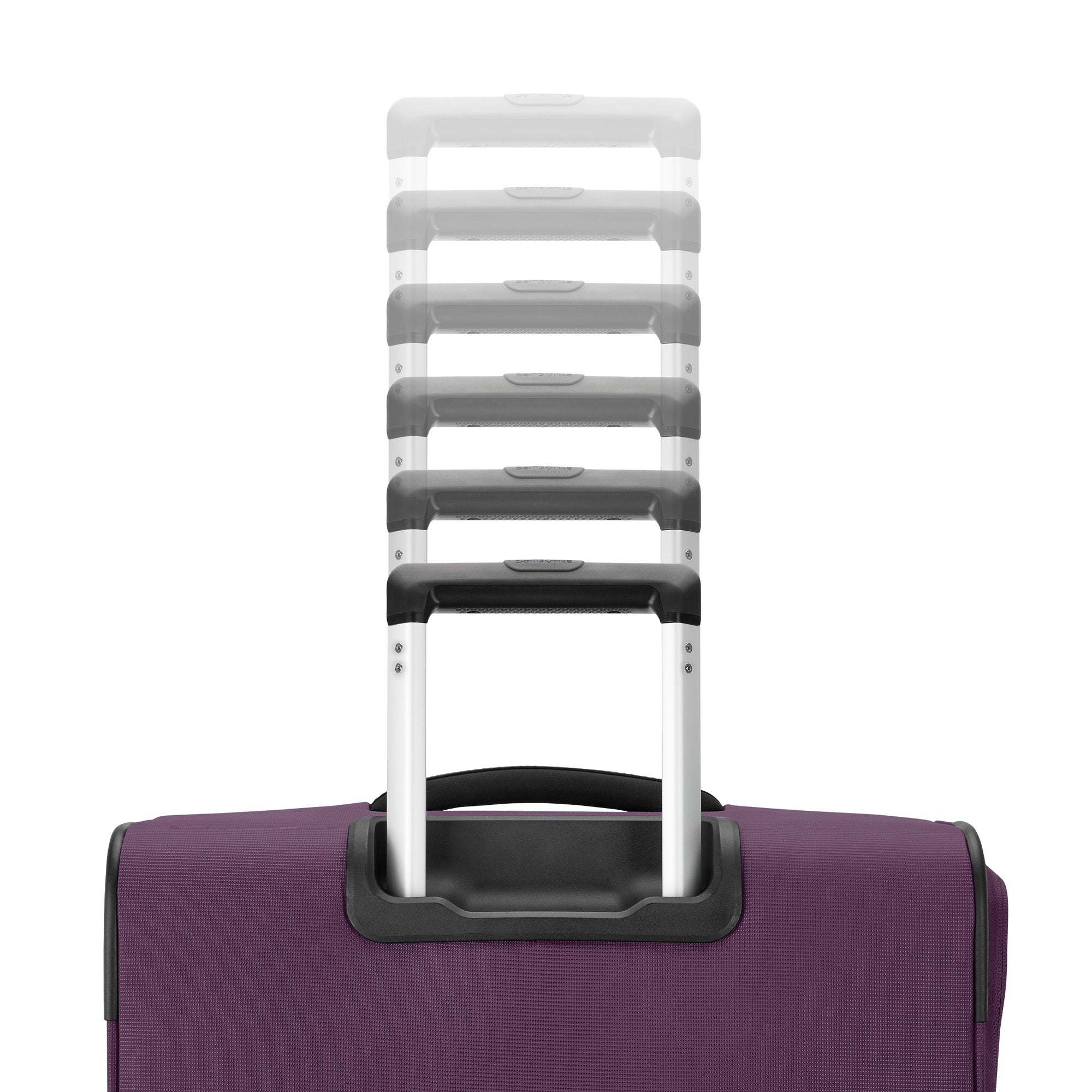 Samsonite Element Carry-On Soft-Sided Expandable 21-Inch Suitcase: Airline Approved for Most Major Airlines, Durable, 360 Spinner Wheels, Adjustable Handle, 2 Front & Side Pocket ( Purple , 21-Inch Carry-On ) Purple 21 Inch Carry On U5