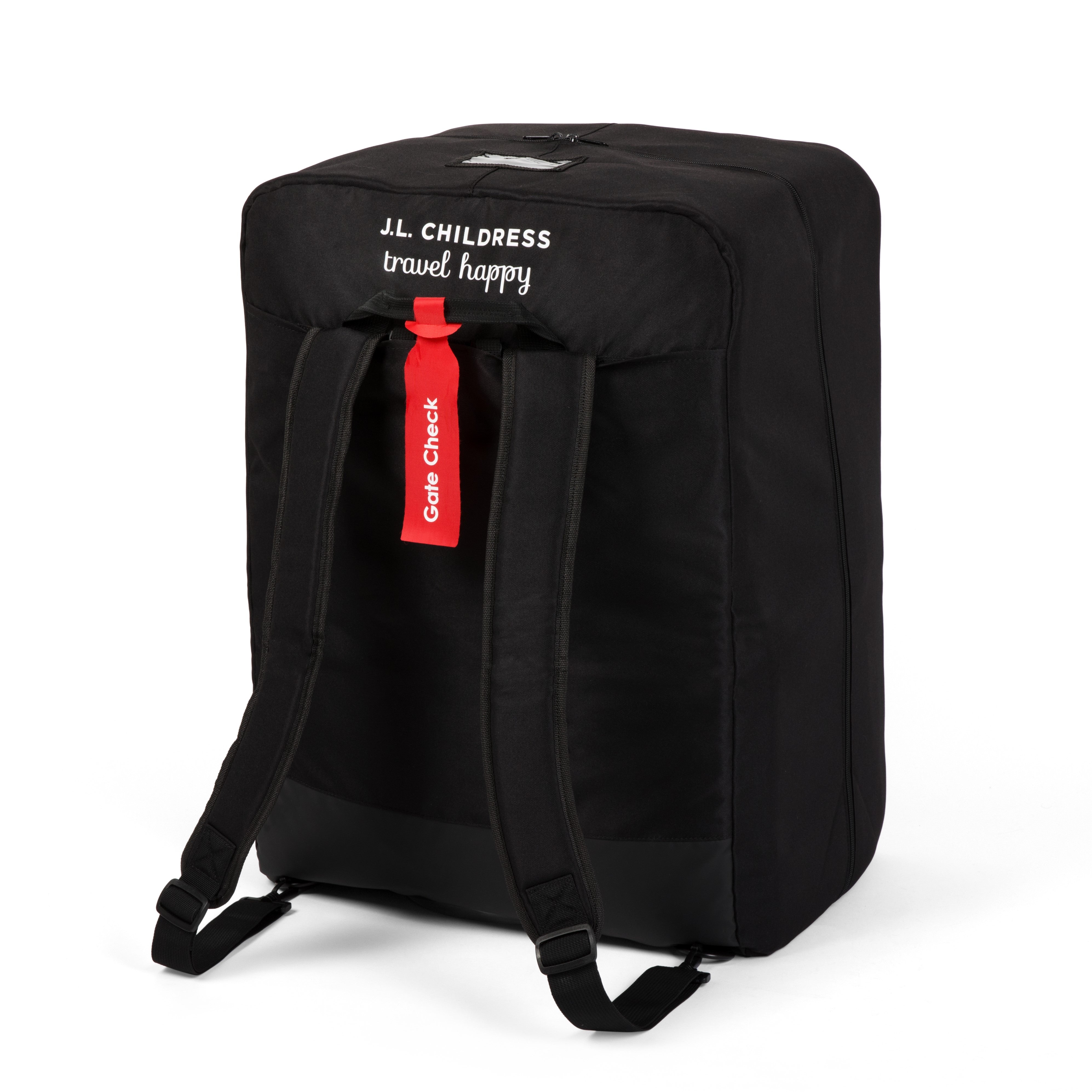 J.L. Childress Elite Padded Travel Bag for Infant Car Seat & Stroller Combo ( Black , One Size ) Black One Size U4