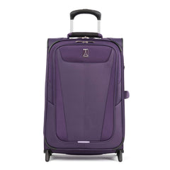 Travelpro Maxlite 5 Softside Expandable Upright 2 Wheel Luggage, Lightweight Suitcase, Men and Women Imperial Purple Carry On 22 Inch U4