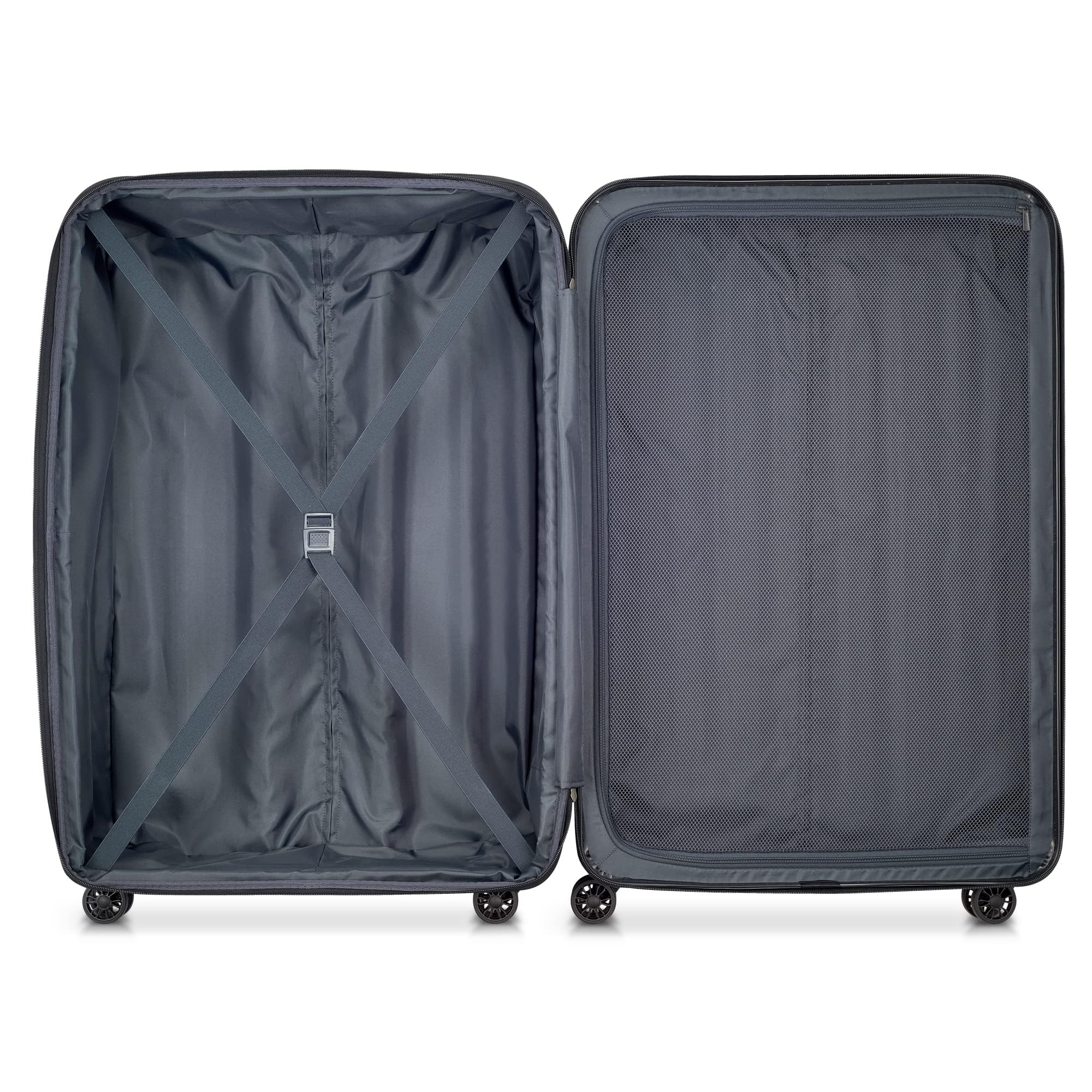 DELSEY Paris Helium Aero Hardside Expandable Luggage with Spinner Wheels ( Black , Checked-Large 29 Inch ) Black Checked Large 29 Inch U33