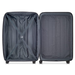DELSEY Paris Helium Aero Hardside Expandable Luggage with Spinner Wheels ( Black , Checked-Large 29 Inch ) Black Checked Large 29 Inch U33