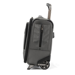 Travelpro Crew Versapack Carry-on 2 Wheel Upright Rolling Tote, 14-Inch Laptop or Tablet Pocket, Men and Women, Jet Black, 16.5-Inch ( Titanium Grey , One Size ) Titanium Grey One Size U1