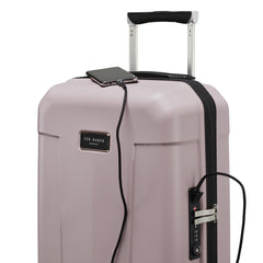 Ted Baker Flying Colours Hardside Trolley 4 Wheel Spinner, TSA Lock, Lightweight Suitcase, Men and Women ( Blush Pink , 20-Inch Carry-On ) Blush Pink 20 Inch Carry On U2