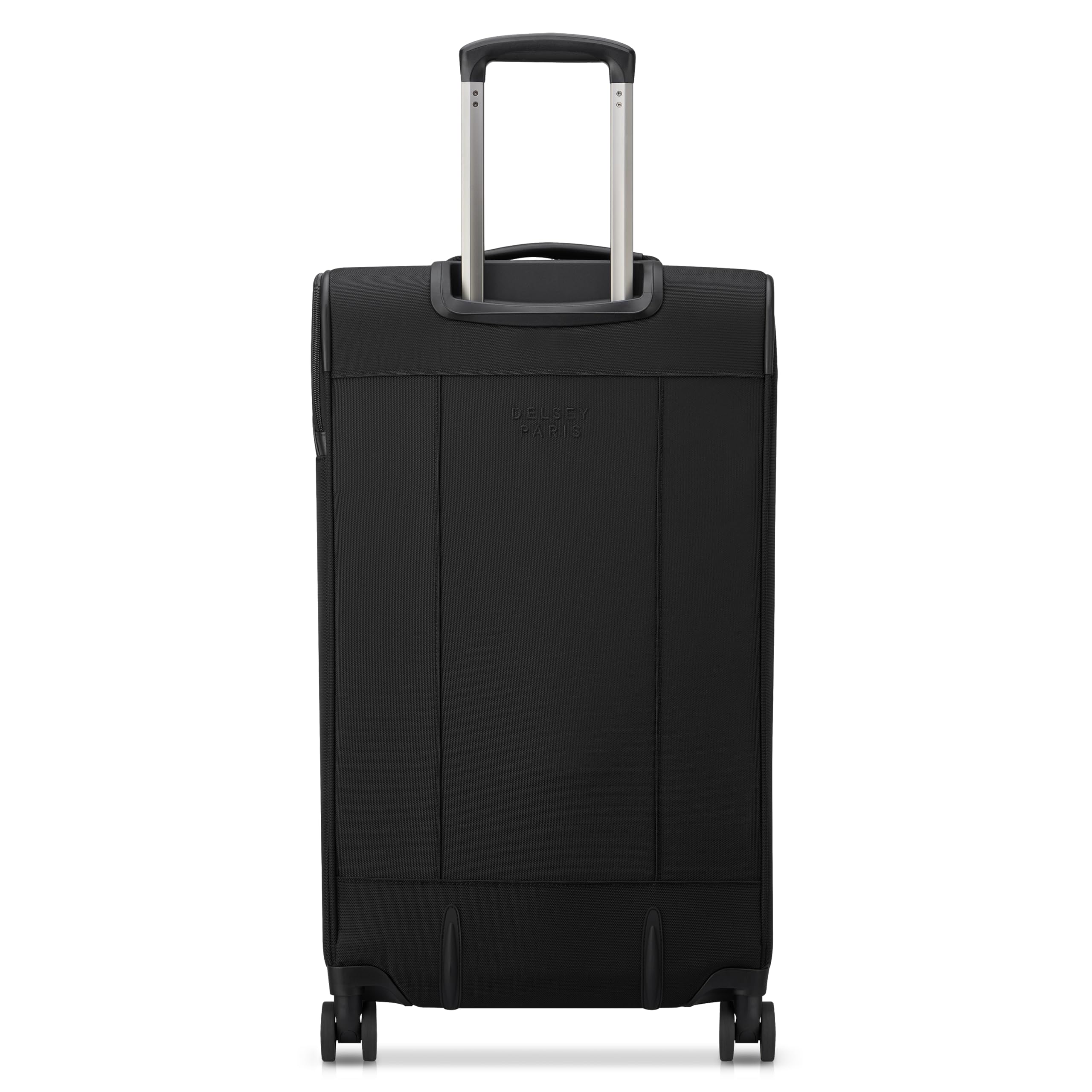 DELSEY Paris Wagram Softside Expandable Luggage with Spinner Wheels ( Black , Checked 26 Inch Trunk ) Black Checked 26 Inch Trunk U1