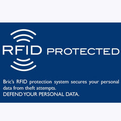 Bric's Men's Cervino Nappa Leather Money Clip ( Black , One Size ) Black One Size U2