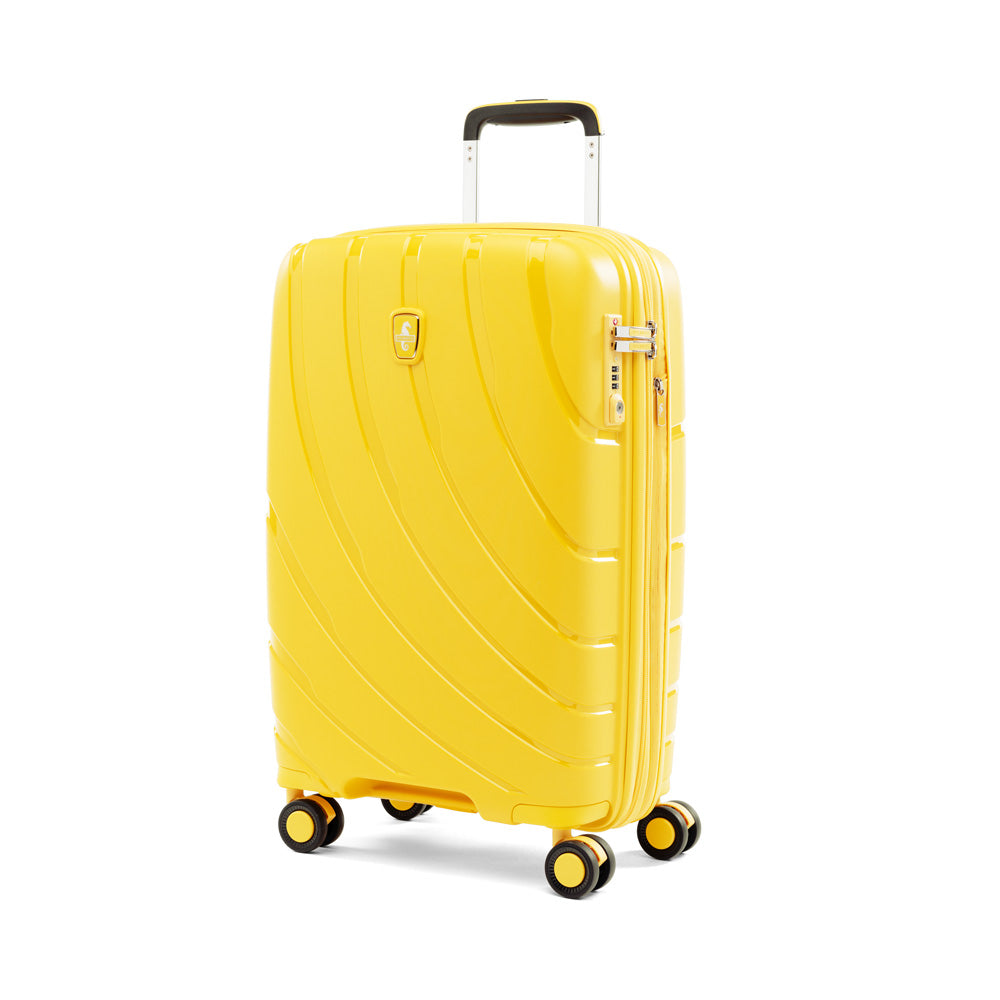 Atlantic Luggage Carry-on Expandable, Hardside Spinner ( Sunshine Yellow , Carry On 21 Inch ) Sunshine Yellow Carry On 21 Inch U1