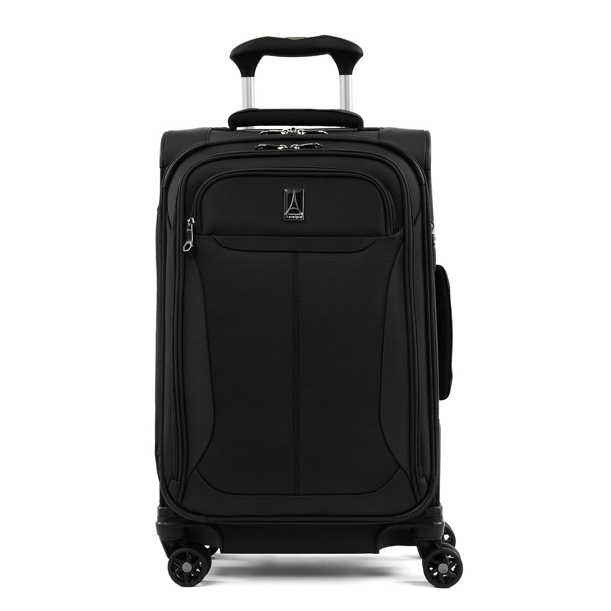 Travelpro Tourlite Softside Expandable Luggage with 4 Spinner Wheels, Lightweight Suitcase, Men and Women Black Carry On 21 Inch U20