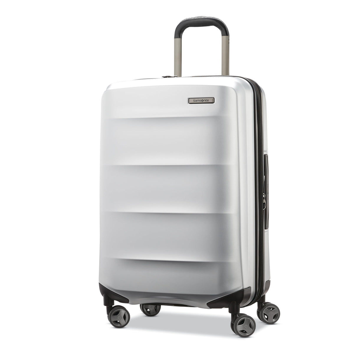 Samsonite Octiv Hardside Spinner ( Aluminum Silver , Check-Medium 24 ) Aluminum Silver Check Medium 24 U1