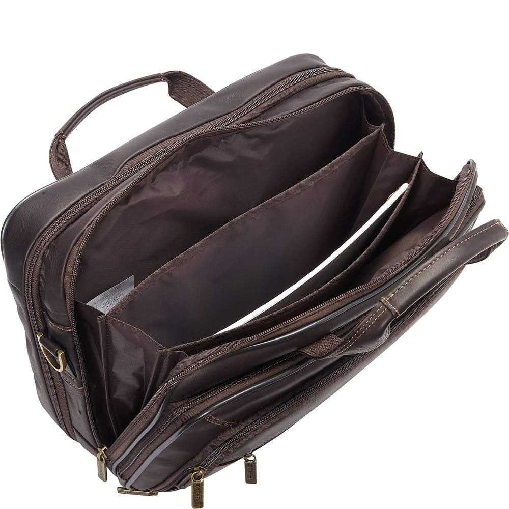 Heritage Colombian 15.6' Double Compartment Top Zip EZ-Scan Computer Portfolio U2