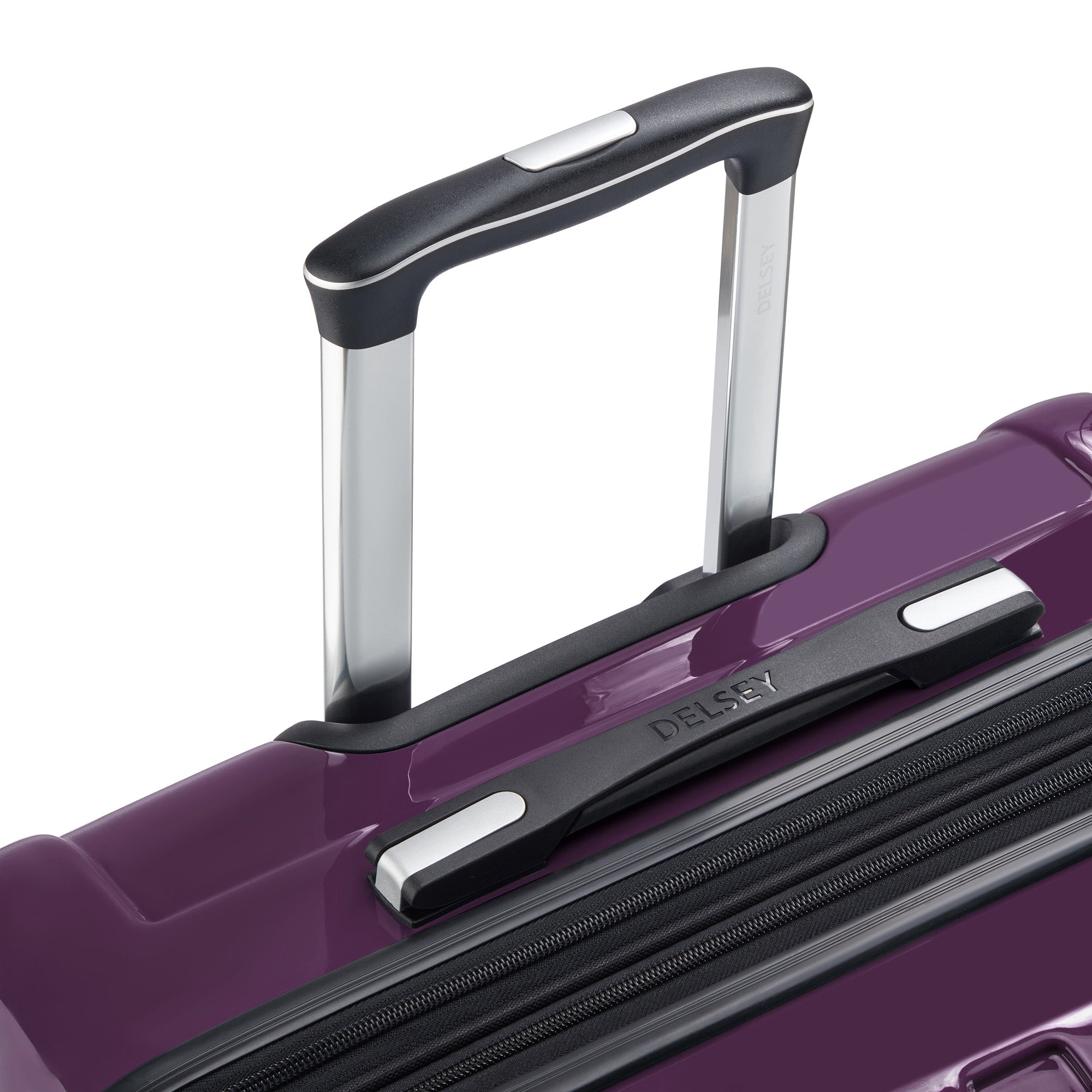 DELSEY Paris Helium Aero Hardside Expandable Luggage with Spinner Wheels ( Plum , Checked-Large 29 Inch ) Plum Checked Large 29 Inch U8