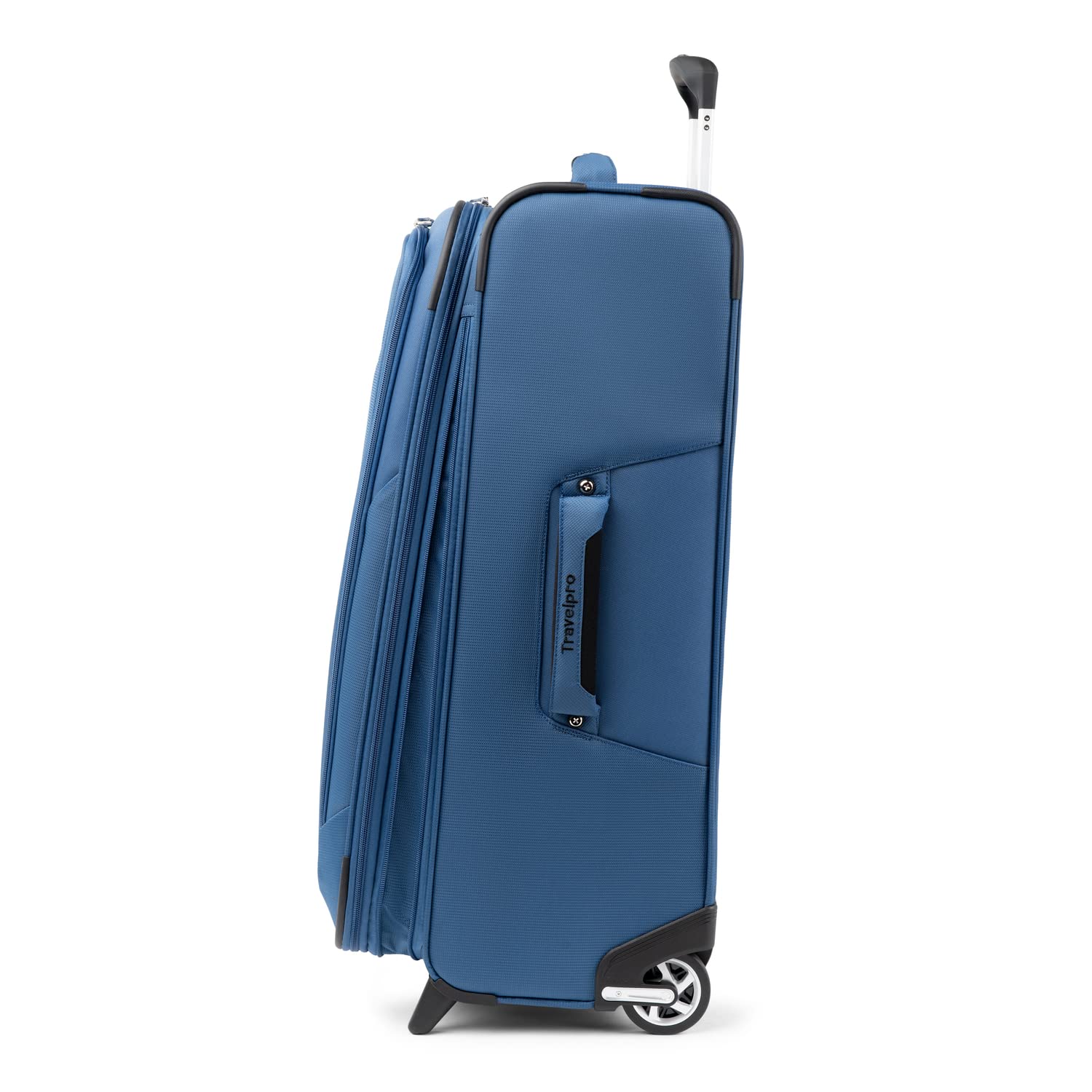 Travelpro Maxlite 5 Softside Expandable Upright 2 Wheel Luggage, Lightweight Suitcase, Men and Women ( Ensign Blue , Checked-Medium 26-Inch ) Ensign Blue Checked Medium 26 Inch U14