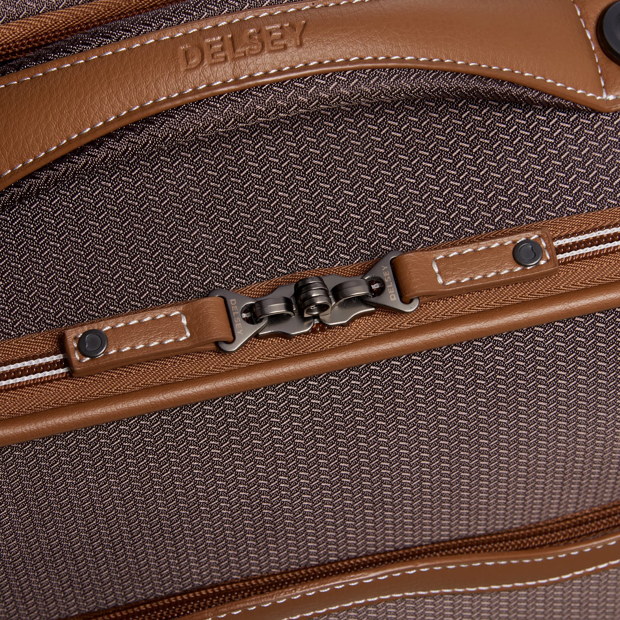 DELSEY Paris Chatelet Air 2.0 Softside Luggage Under-Seater with 2 Wheels ( Brown , Carry-on 16 Inch ) Brown Carry On 16 Inch U3