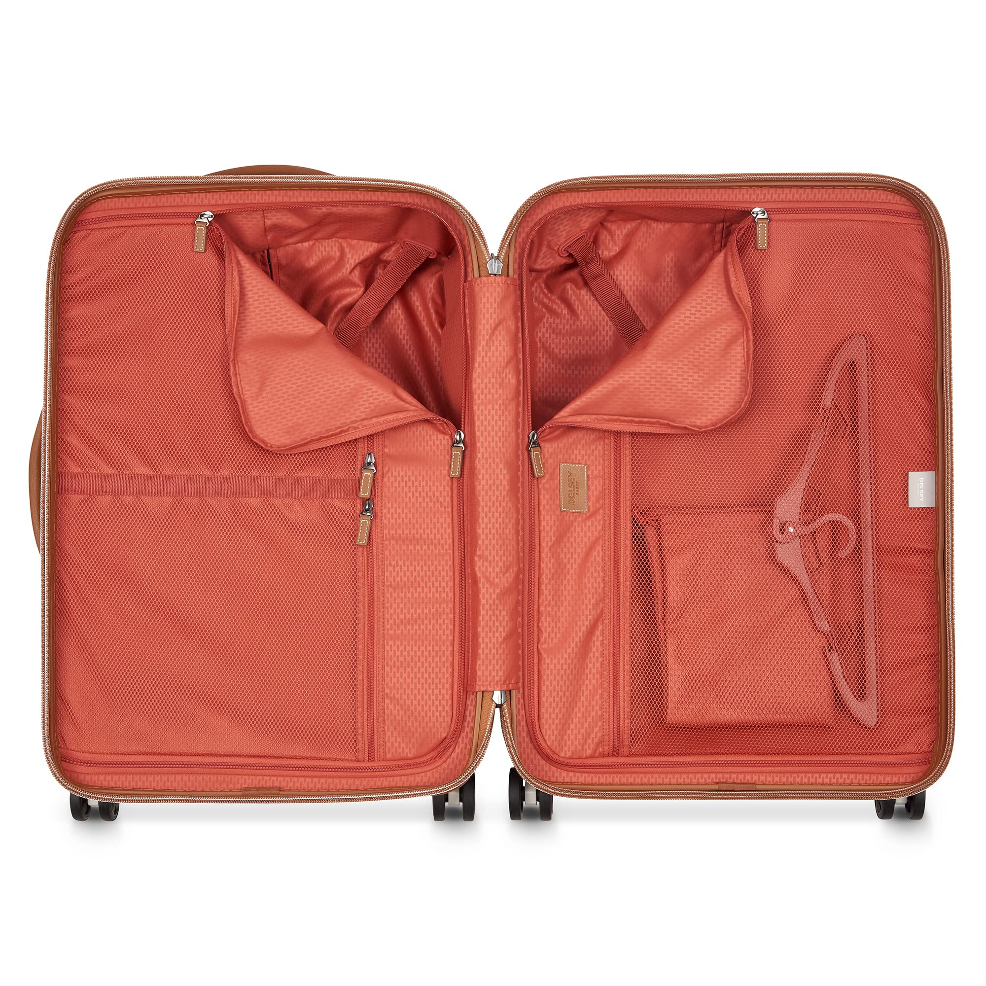 DELSEY Paris Chatelet Air 2.0 Hardside Luggage with Spinner Wheels ( Angora , Checked-Medium 24 Inch ) Angora Checked Medium 24 Inch U7