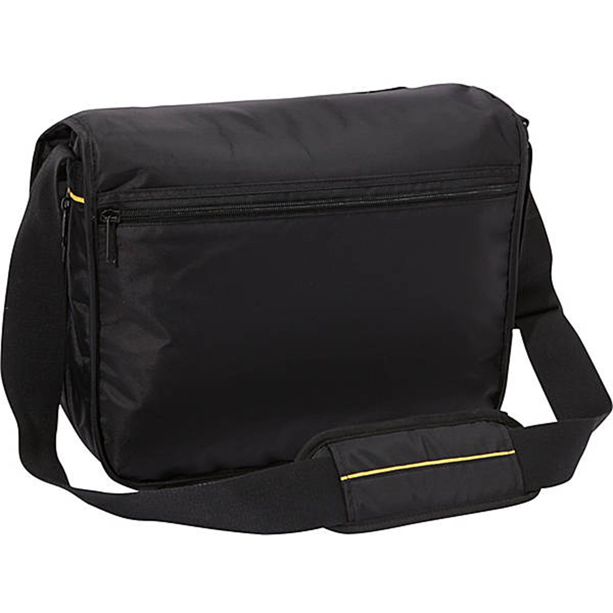 A.Saks EXPANDABLE Messenger Bag ( Black , One Size ) Black One Size U2