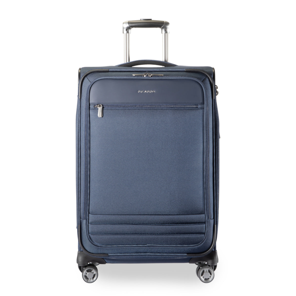 Ricardo Beverly Hills Ashbury Softside Luggage, Expandable Suitcase, Lightweight Sustainable rPET Travel Bag with TSA Lock & Dual Spinner Wheels, 24-inch Medium Check-in ( Navy , Check-In Medium 24-Inch ) Navy Check In Medium 24 Inch U1