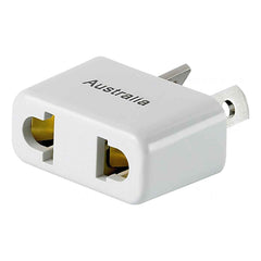 Go Travel Australia Non Grounded Travel Adaptor, White   U1