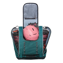 Athalon Everything Ski Boot Bag – Gear Pack with Ventilated Boot Compartments, Waterproof Bottom, Hideaway Helmet Sling, 58.5 Liter Capacity ( Green , 58.5 Liters ) Green 58 5 Liters U1