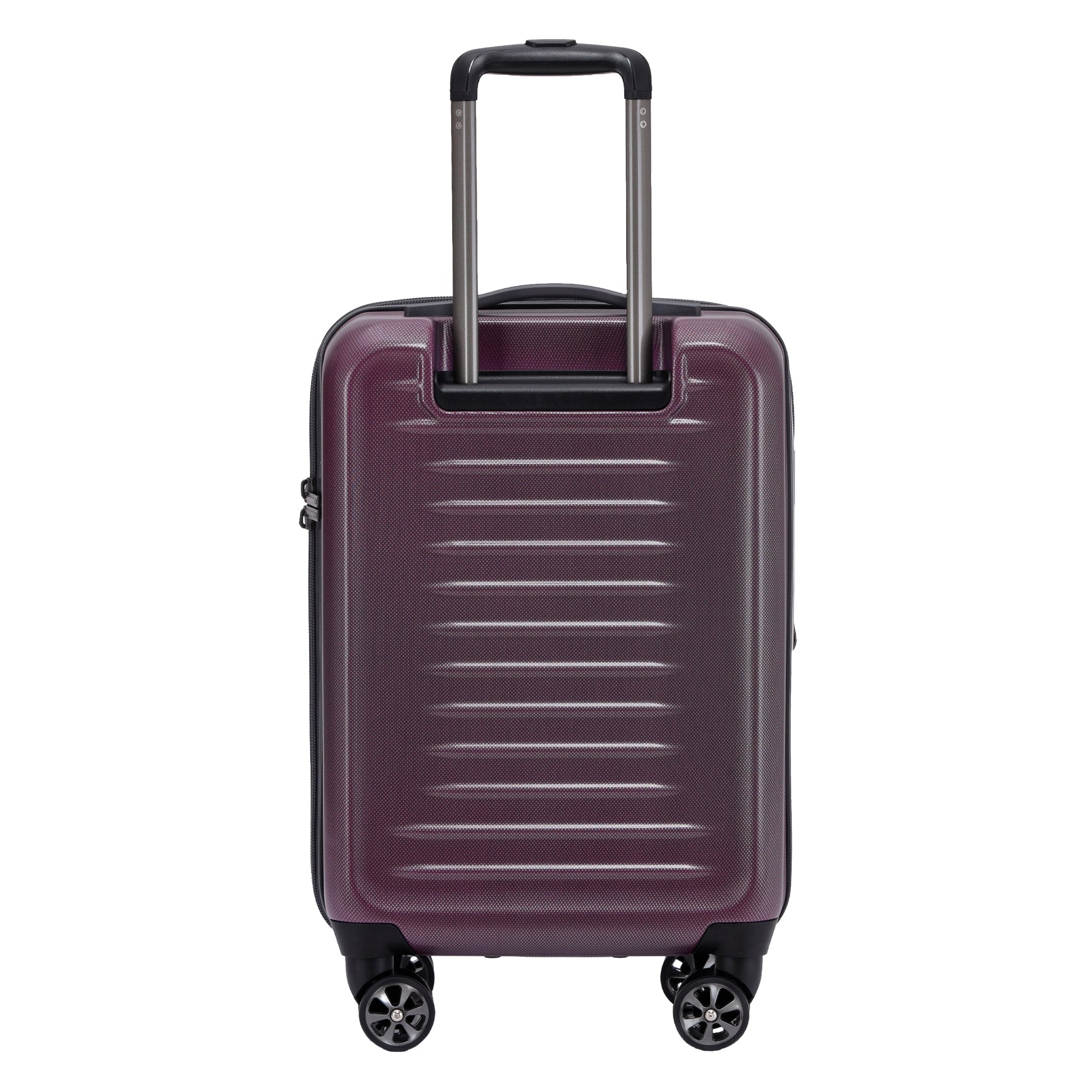 Spyder Rails 20 Inch Expandable Hardside Upright Suitcase with 360 Spinner Wheels, TSA Approved Lock ( Burgundy , 20" ) Burgundy 20 U1