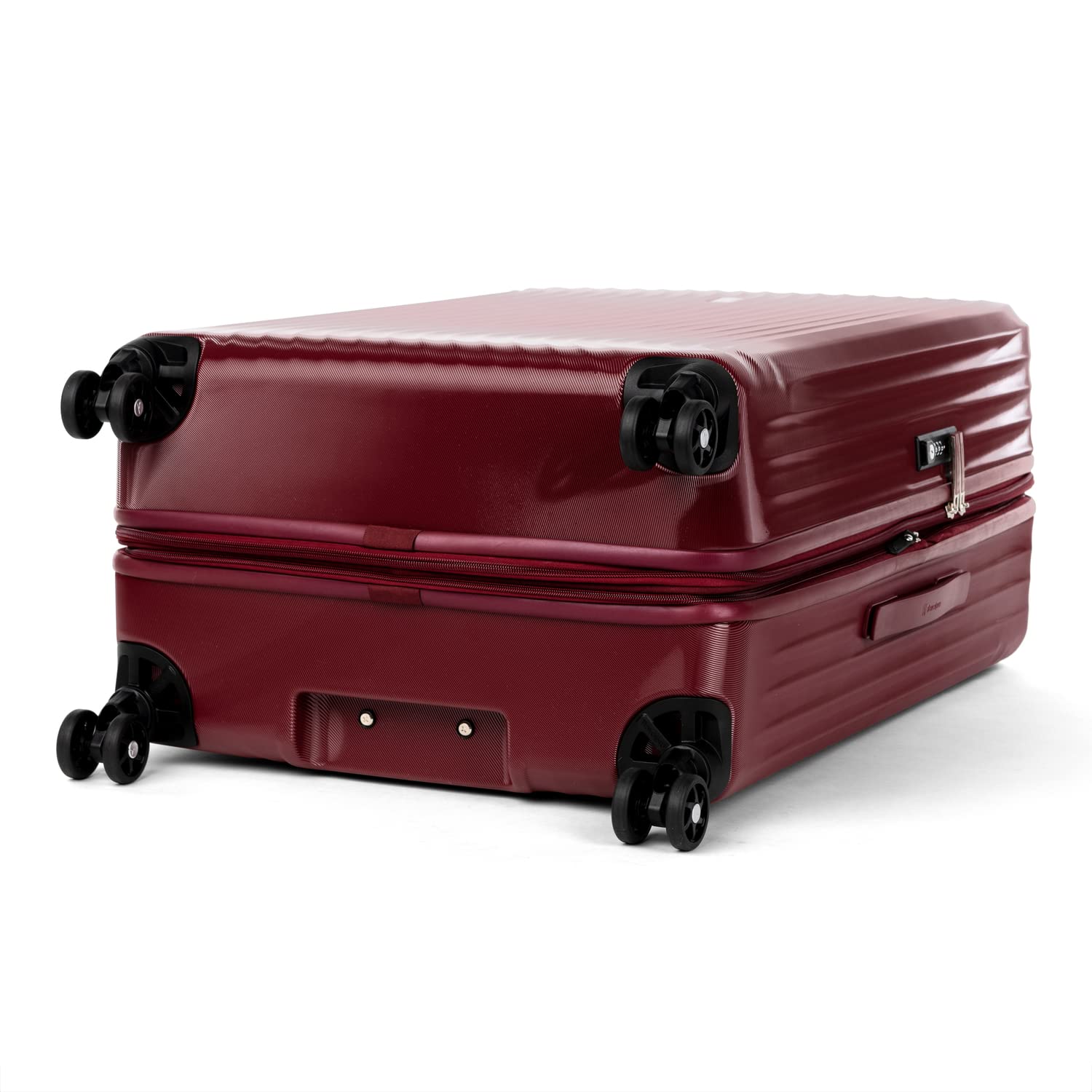 Travelpro Maxlite Air Hardside Expandable Luggage, 8 Spinner Wheels, Lightweight Hard Shell Polycarbonate ( Cabernet , Checked-Large 28-Inch ) Cabernet Checked Large 28 Inch U13