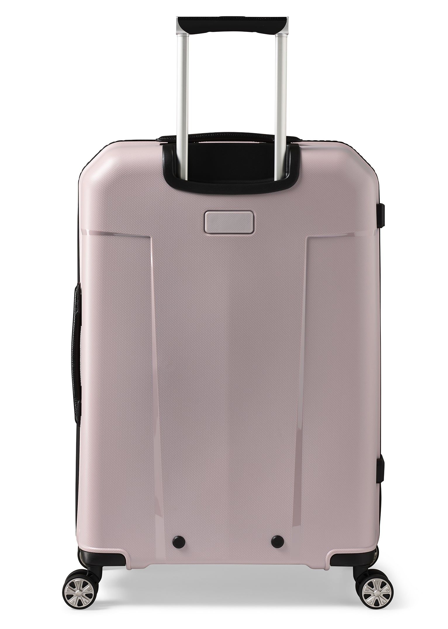 Ted Baker Flying Colours Hardside Trolley 4 Wheel Spinner, TSA Lock, Lightweight Suitcase, Men and Women Blush Pink 25 Inch Checked Medium U1