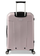 Ted Baker Flying Colours Hardside Trolley 4 Wheel Spinner, TSA Lock, Lightweight Suitcase, Men and Women Blush Pink 25 Inch Checked Medium U1