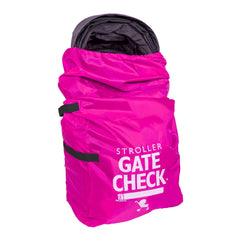 J.L. Childress Gate Check Bag for Single & Double Strollers - Stroller Bag for Airplane - Large Stroller Travel Bag for Airplane - Air Travel Stroller Bag ( Neon Pink , One Size ) Neon Pink One Size U1