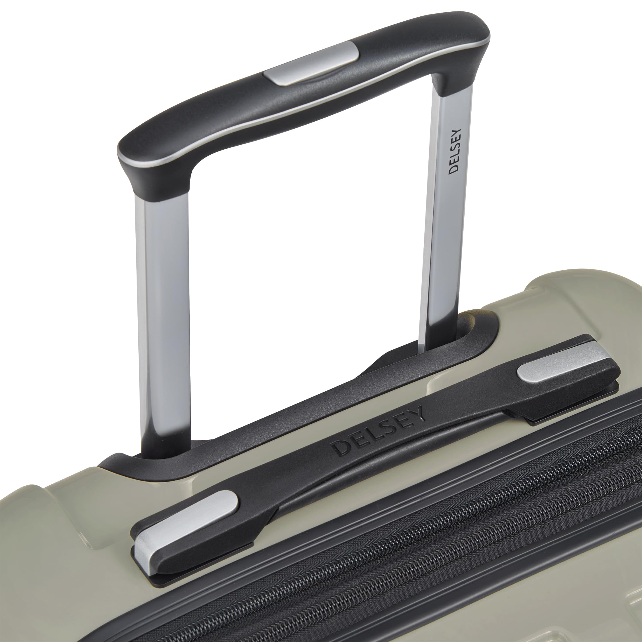 DELSEY Paris Helium Aero Hardside Expandable Luggage with Spinner Wheels ( Latte , Checked-Medium 25 Inch ) Latte Checked Medium 25 Inch U3