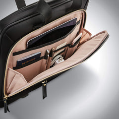 Samsonite Women's Mobile Solution Business ( Black , Upright Wheeled Mobile Office ) Black Upright Wheeled Mobile Office U8